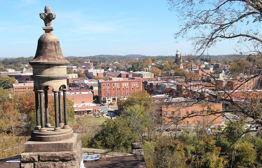 View of Rome, Georgia USA